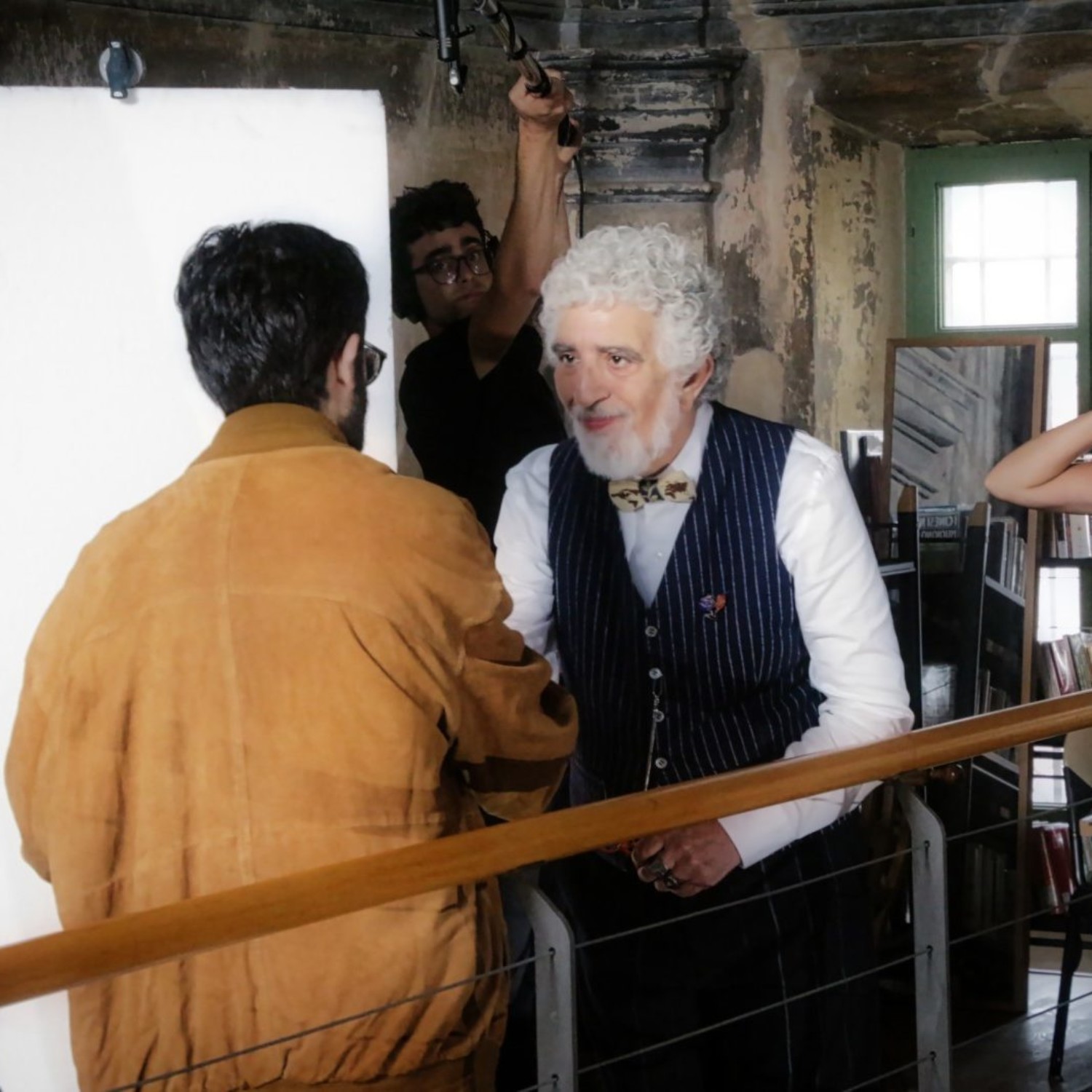 Riprese all'interno dell'ex Confraternità Di Villanova d'Asti