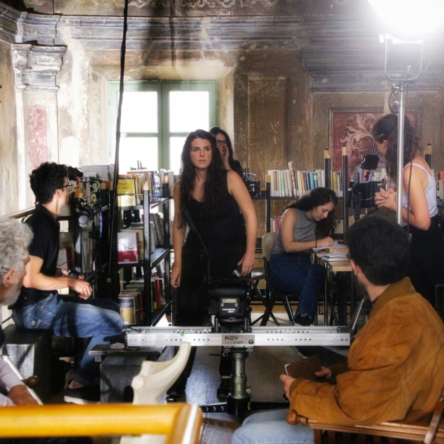 Riprese all'interno dell'ex Confraternità Di Villanova d'Asti