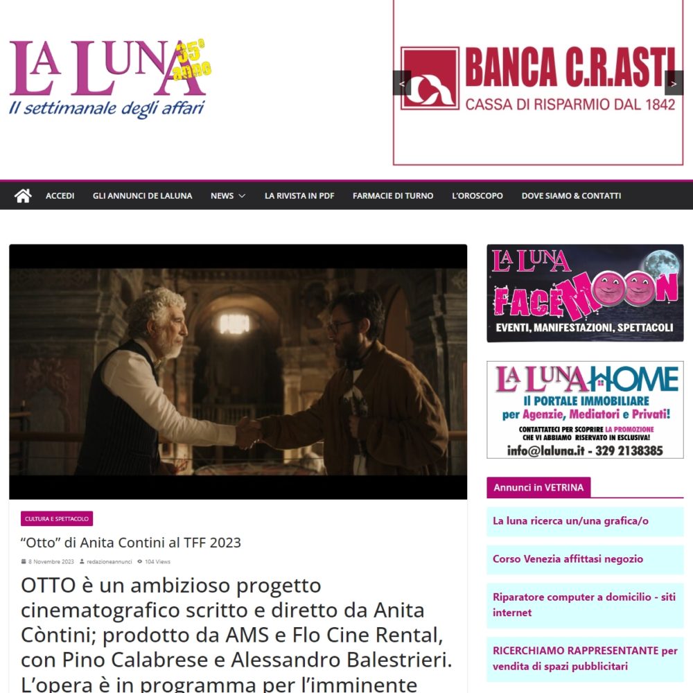 “Otto” di Anita Contini al TFF 2023